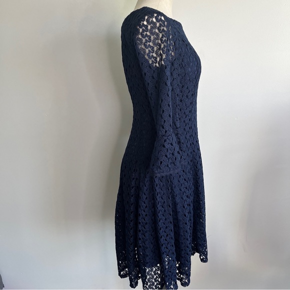 Rabbit Rabbit Rabbit Fit & Flare Dress blue Lace 10 - Picture 6 of 10